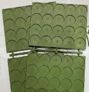 Renedra Bases - Movement Trays 4x5 25mm Round Inset (4)