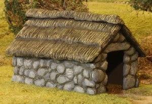 Renedra - Scenery: Stone and Thatch Outbuilding