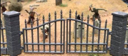 Renedra Terrain - Spear Point Fences and Gates (Plastic) - Image 3