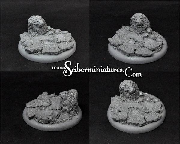 Royal Lions Ruins round base 50mm 2nd edition