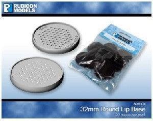 Rubicon Models - 32mm Round Base  (pack of 20)