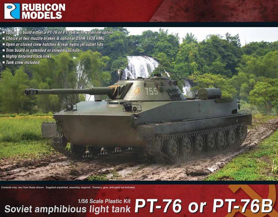 Rubicon Models - PT-76 or PT-76B Soviet Amphibious Light Tank