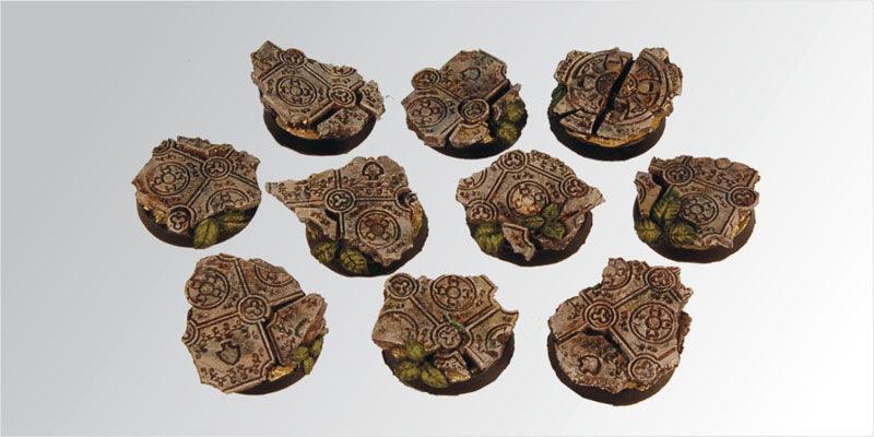 Ruins 25 mm round bases (5)