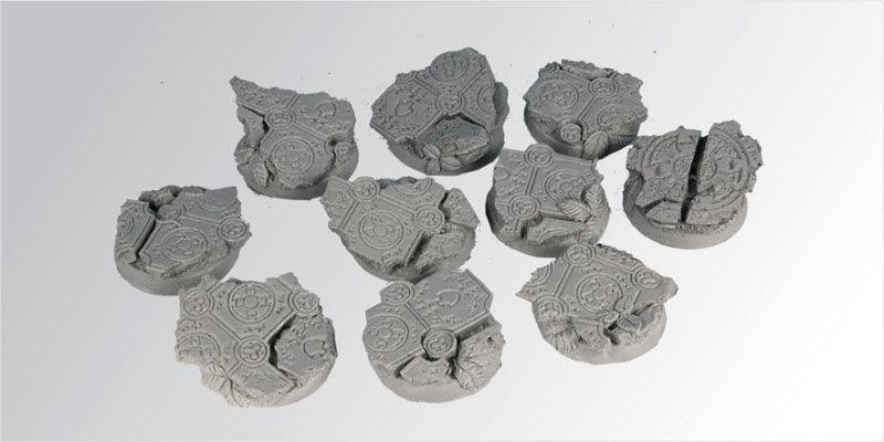 Ruins 25 mm round bases (5) - Image 2