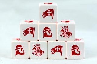 Saga - Christian Faction Dice (8)