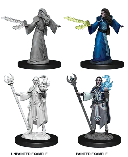 D&D Nolzurs Marvelous Unpainted Miniatures Male Elf Wizard