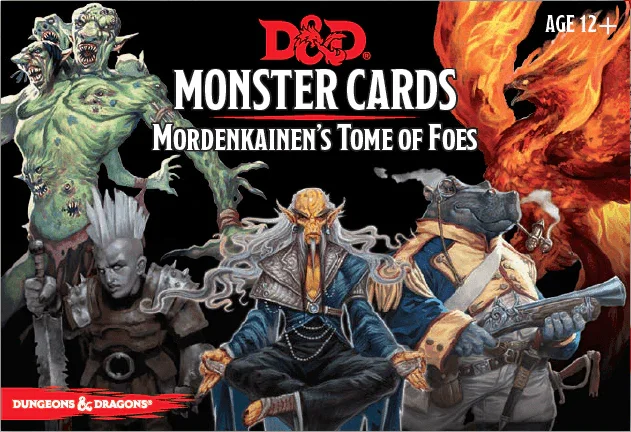 "Fifty Off" D&D Spellbook Cards Mordenkainens Tome of Foes Deck