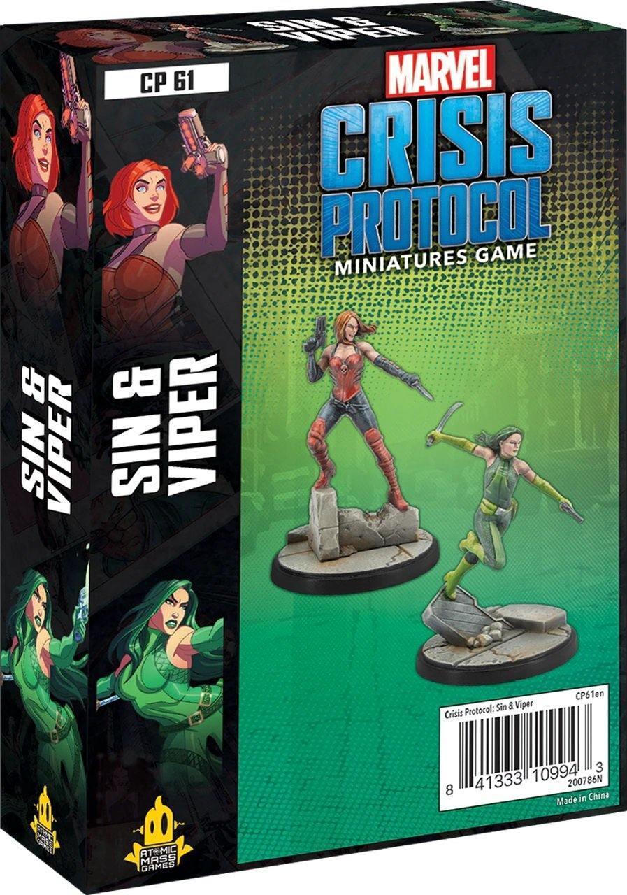 SALE Marvel Crisis Protocol Sin and Viper