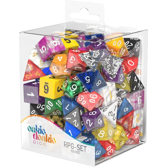 SALE Oakie Doakie Dice RPG Set Retail Pack (105) loose dice