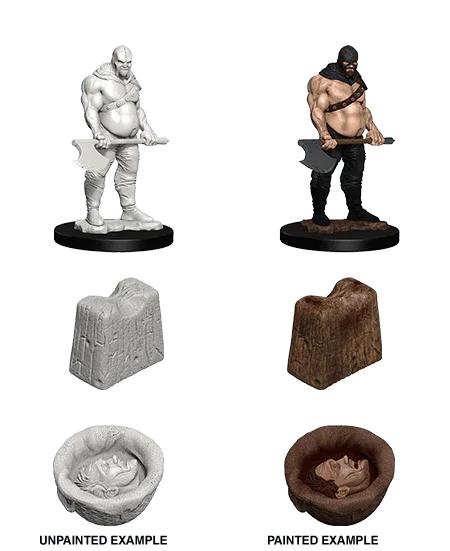 WizKids Deep Cuts Miniatures Executioner & Chopping Block