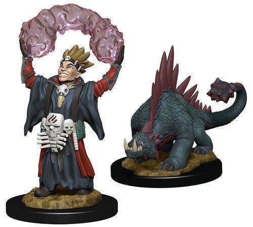 SALE WizKids Wardlings RPG Figures Boy Warlock & Lizard