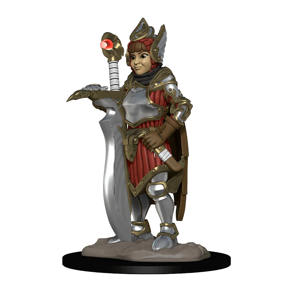 SALE WizKids Wardlings RPG Figures Girl Fighter & Hunting Falcon