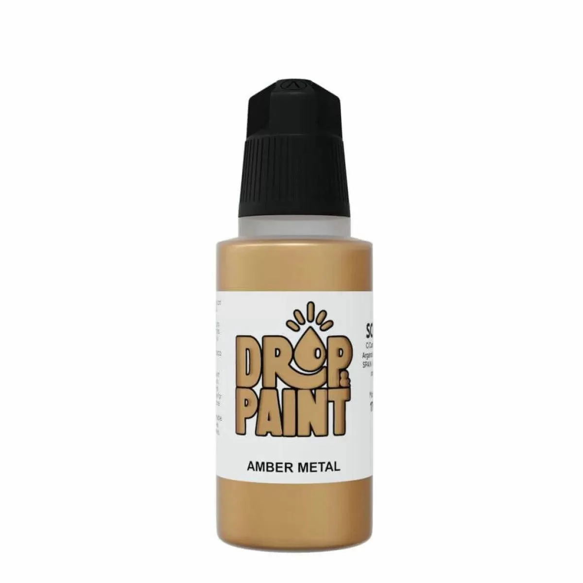 Scale 75 - Drop and Paints - Amber Metal 17ml
