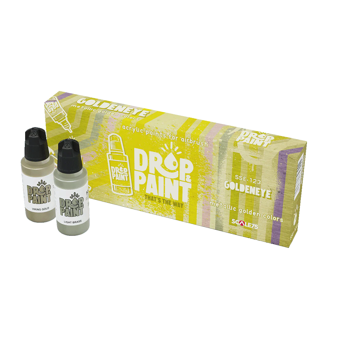 Scale 75 - Drop and Paints - Goldeneye Paint Set