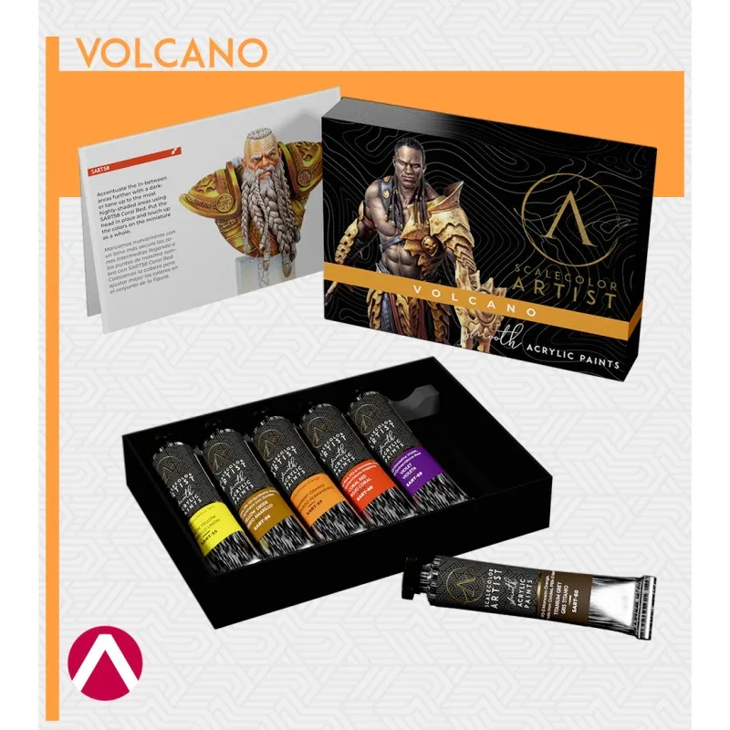 Scale 75 - Scalecolor Artist - Volcano Paint Set - Image 2