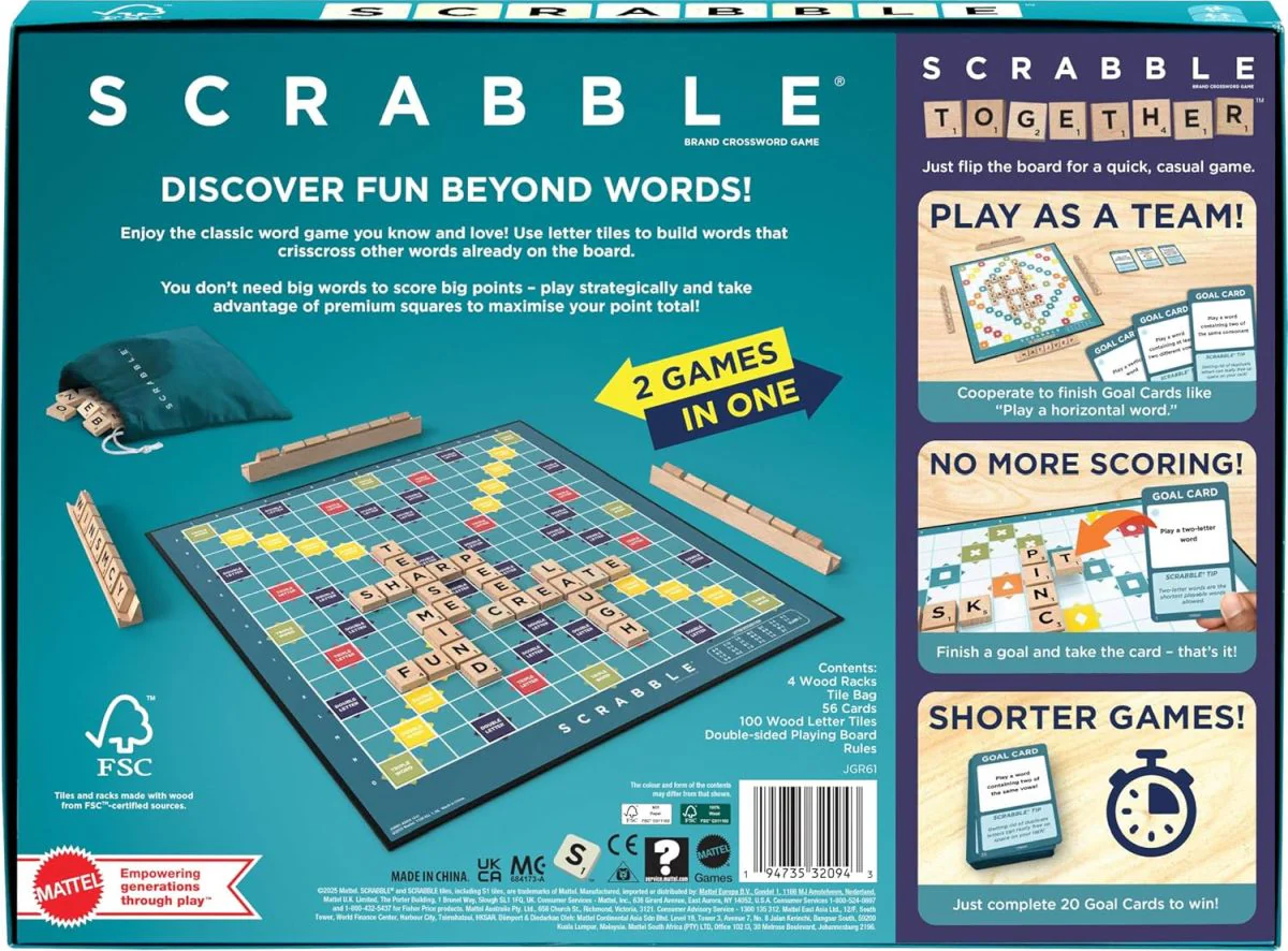 Scrabble Core Wood - ENGLISH - New Version - Image 2