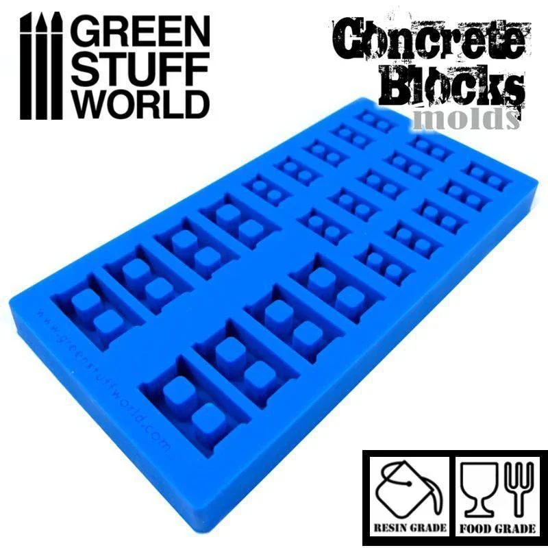Silicone Molds - Concrete Bricks