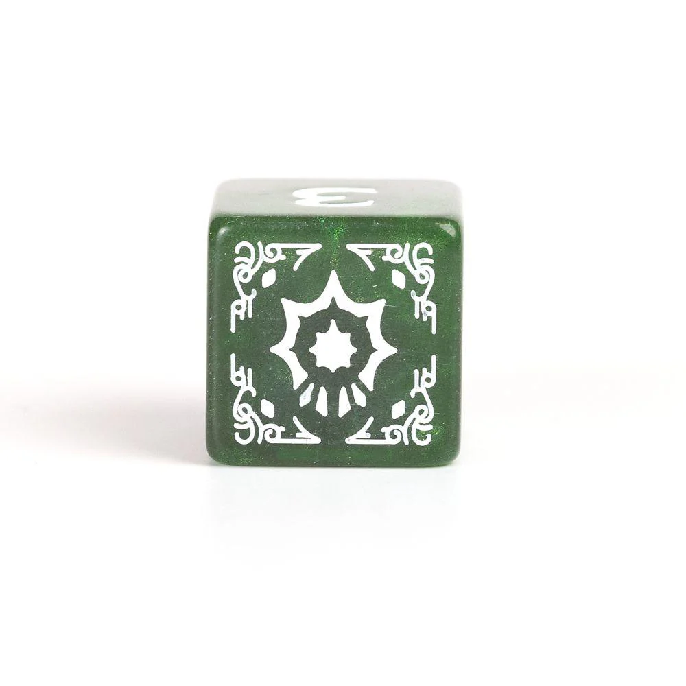Sirius Dice - D&D Adventure Dice - Cleric - Green - Image 3