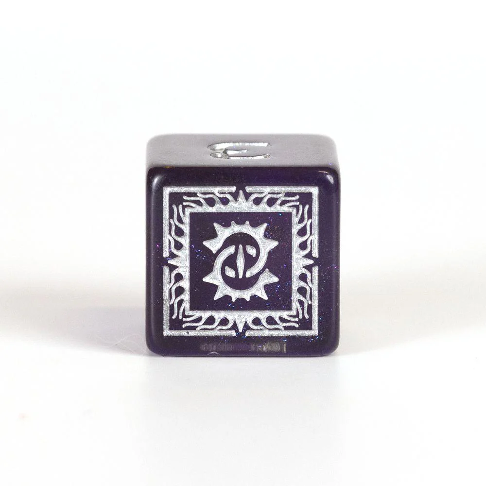 Sirius Dice - D&D Adventure Dice - Warlock - Purple - Image 3