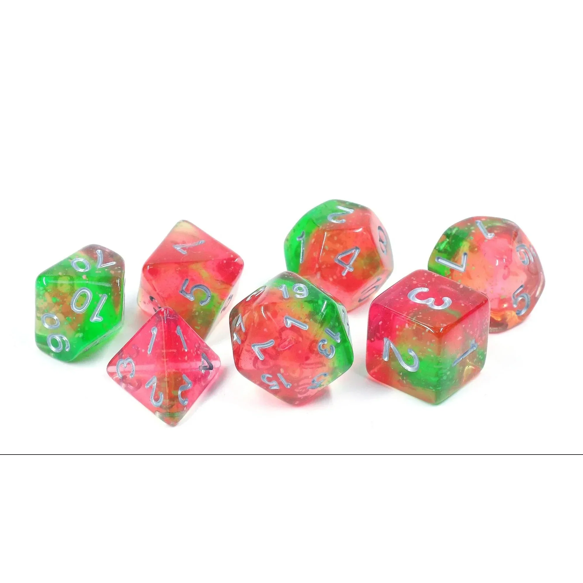 Sirius Dice - Lotus Glowworm Dice Set 7 - Image 3