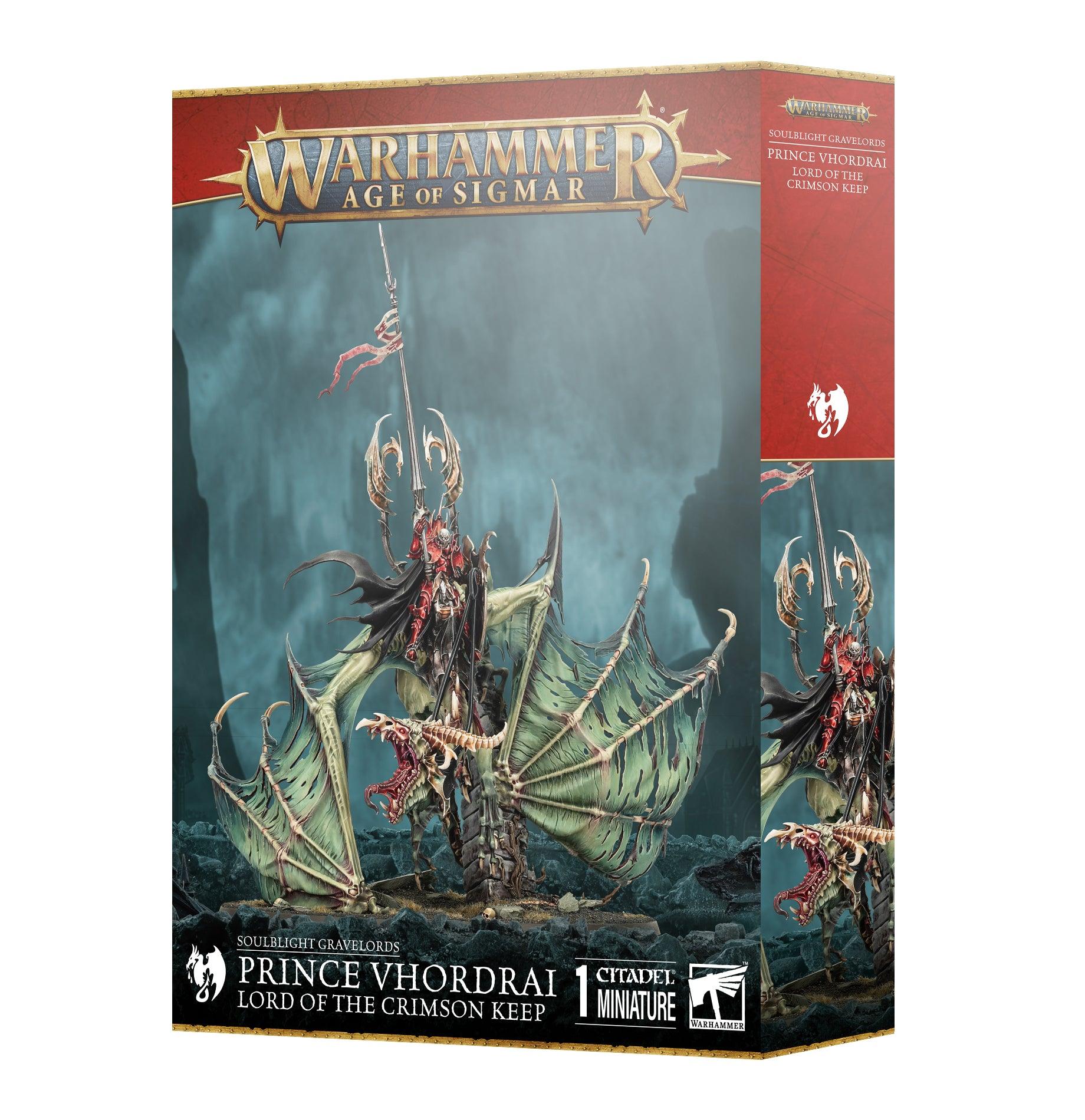 Soulblight Gravelords: Prince Vhordrai Lord of the Crimson Keep