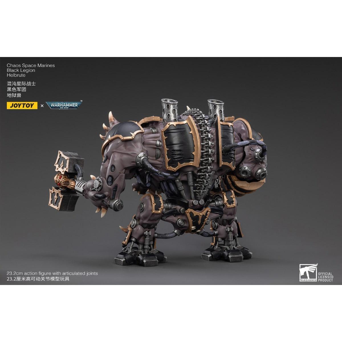 Space Marine Miniatures: 1/18 Scale Black Legion Helbrute - Image 2