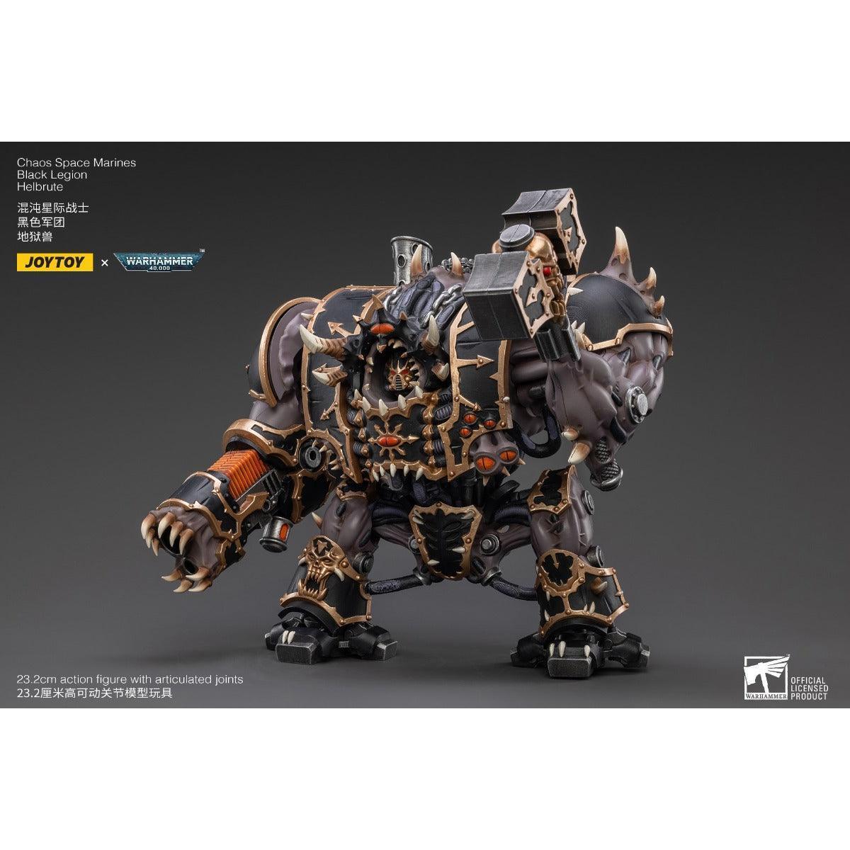 Space Marine Miniatures: 1/18 Scale Black Legion Helbrute - Image 3