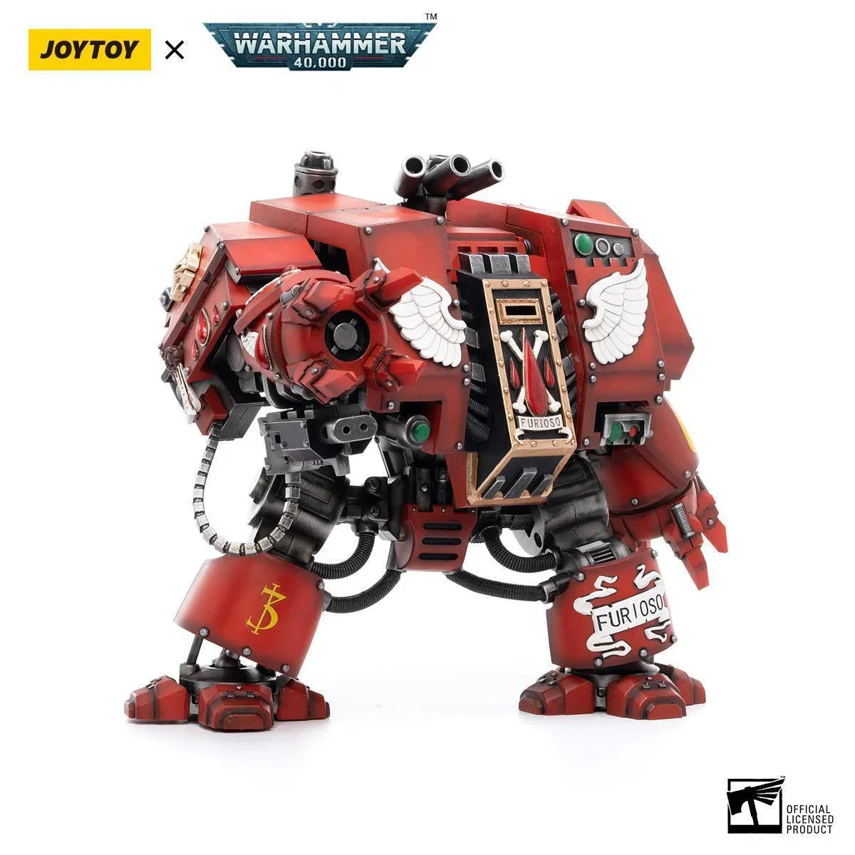 Space Marine Miniatures: 1/18 Scale Blood Angels Furioso Dreadnought Brother Samel - Image 3