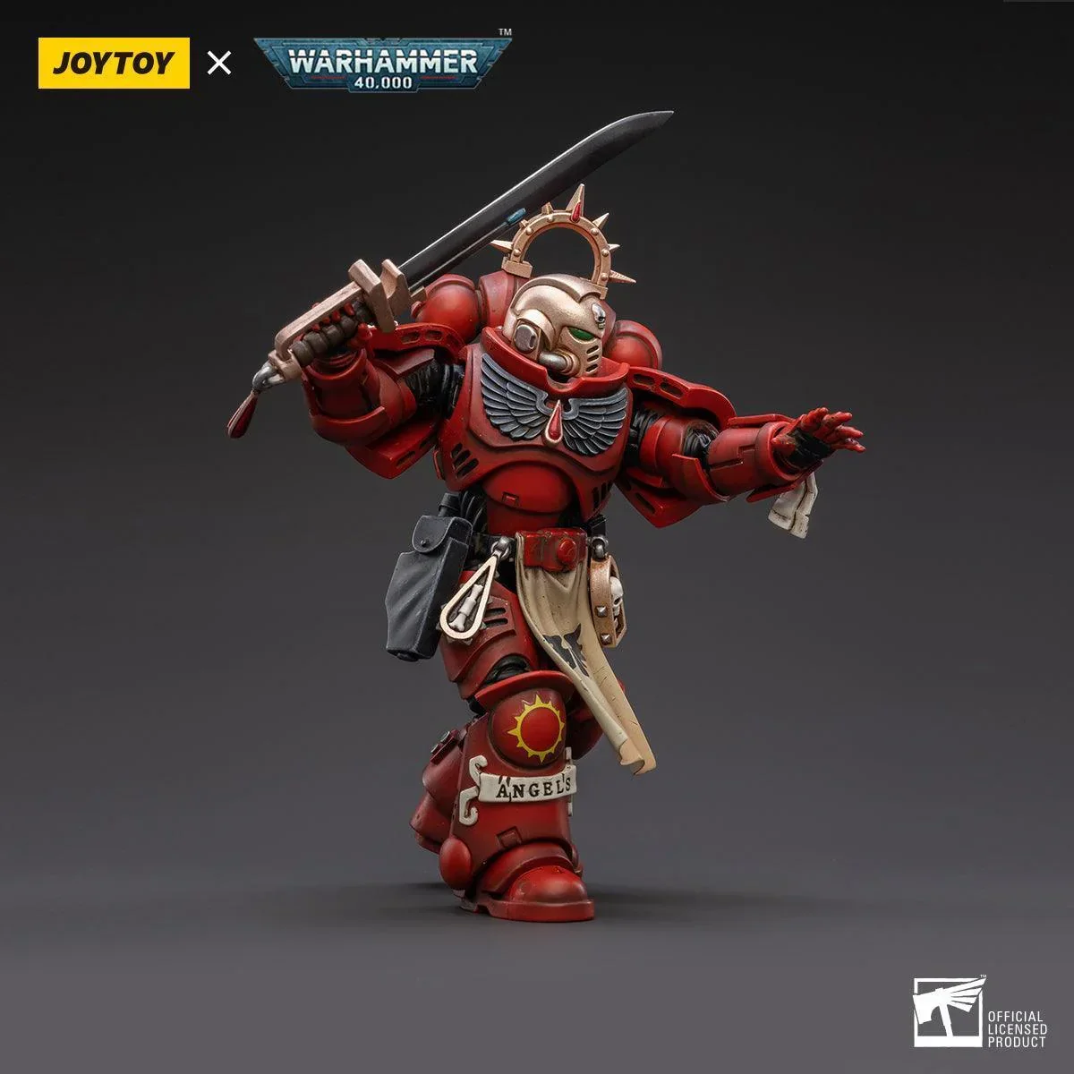 Space Marine Miniatures: 1/18 Scale Blood Angels Primaris Lieutenant Tolmeron - Image 4