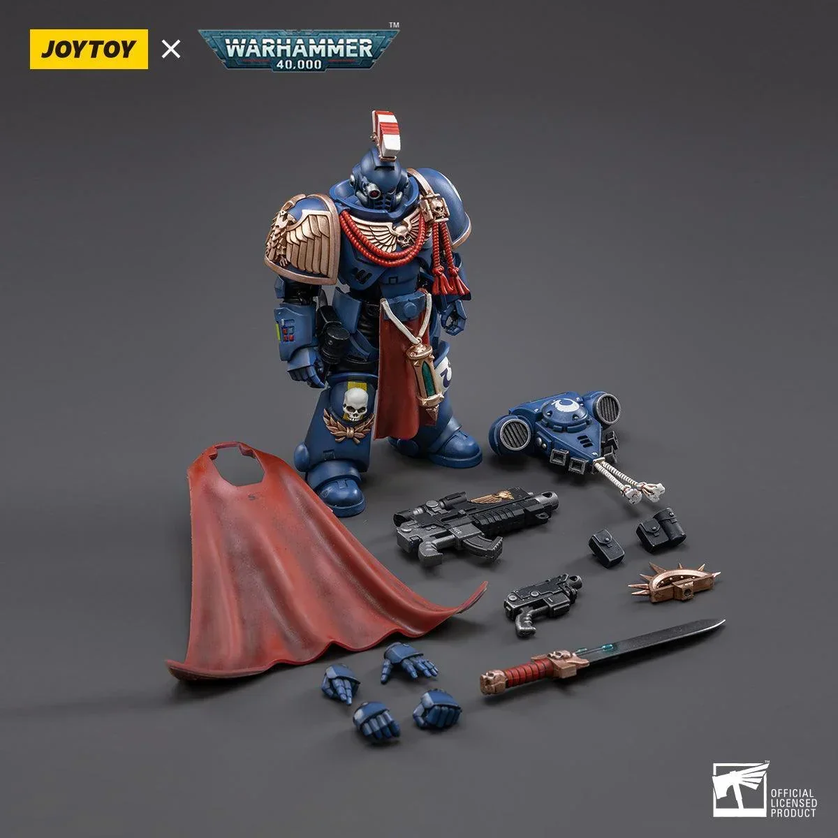 Space Marine Miniatures: 1/18 Scale Ultramarines Primaris Captain Sidonicus - Image 6