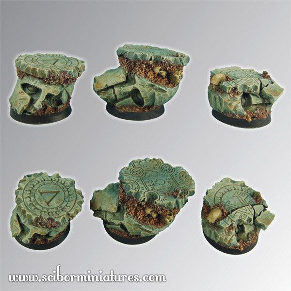 Spartan Ruins 25 mm round bases set2 (3)
