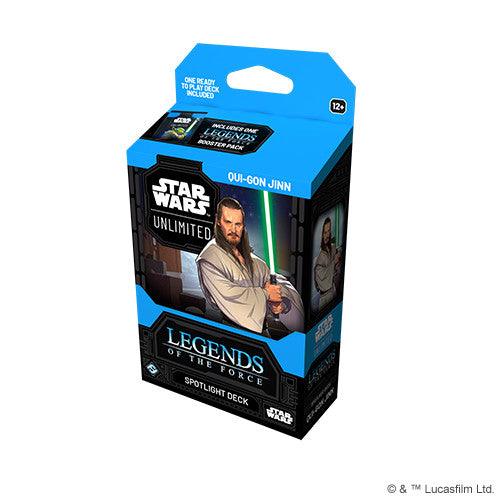 Star Wars Unlimited - Qui-gon Jinn - Legends of the Force Spotlight Deck Display