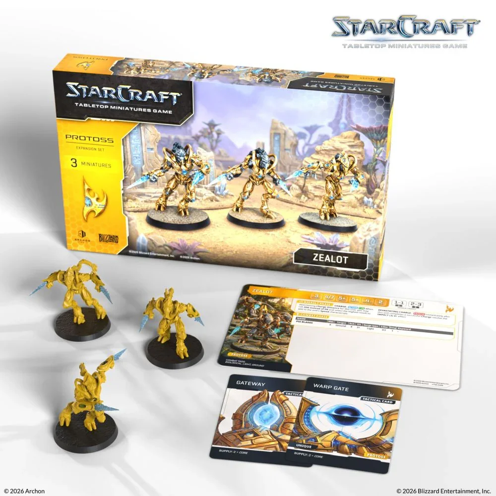 Starcraft Miniatures Games: Protoss - Zealot - Expansion Set - Pre_Order - Image 2