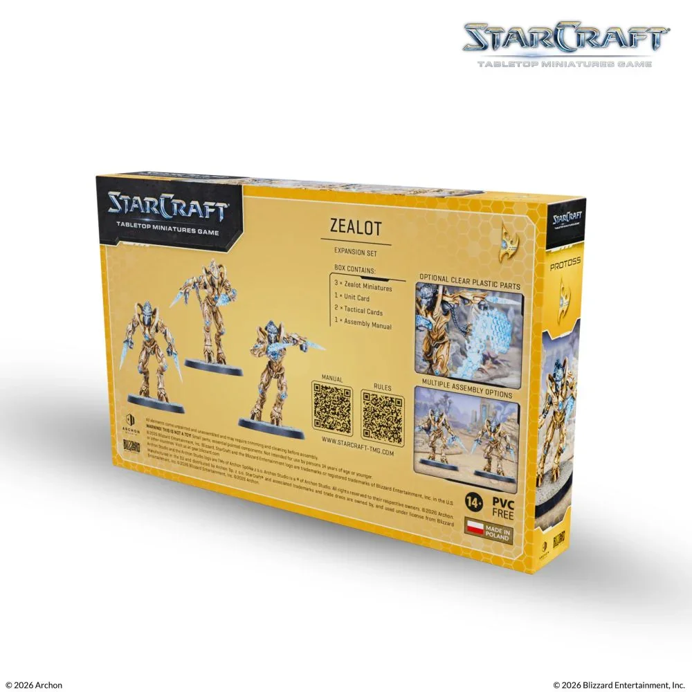 Starcraft Miniatures Games: Protoss - Zealot - Expansion Set - Pre_Order - Image 3