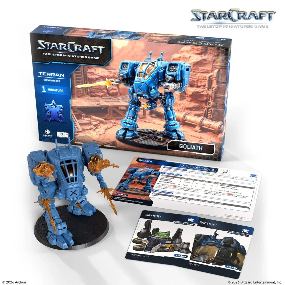 Starcraft Miniatures Games: Terran - Goliath - Expansion Set - Hero Expansion Set - Pre_Order - Image 2