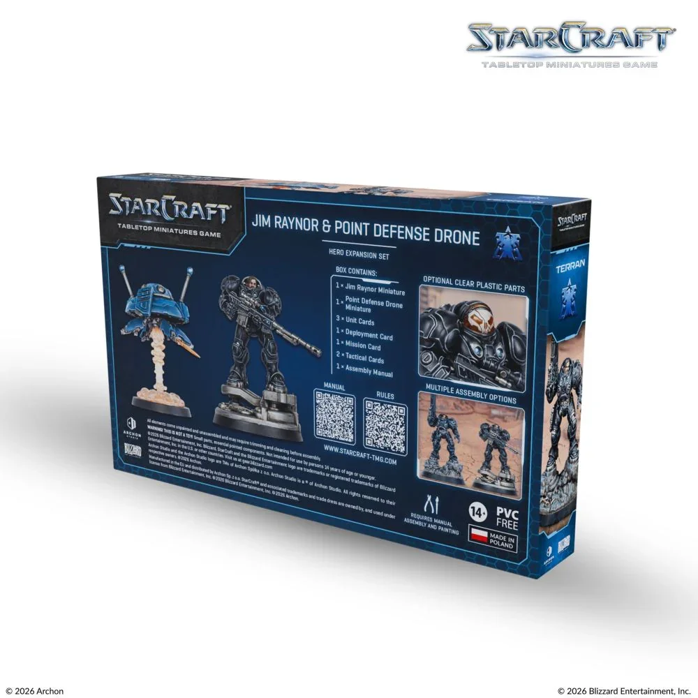 Starcraft Miniatures Games: Terran - Jim Raynor (Raynor's Raiders) - Hero Expansion Set - Pre_Order - Image 3