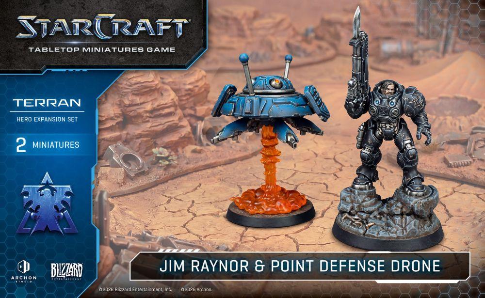 Starcraft Miniatures Games: Terran - Jim Raynor (Raynor's Raiders) - Hero Expansion Set - Pre_Order - Image 4