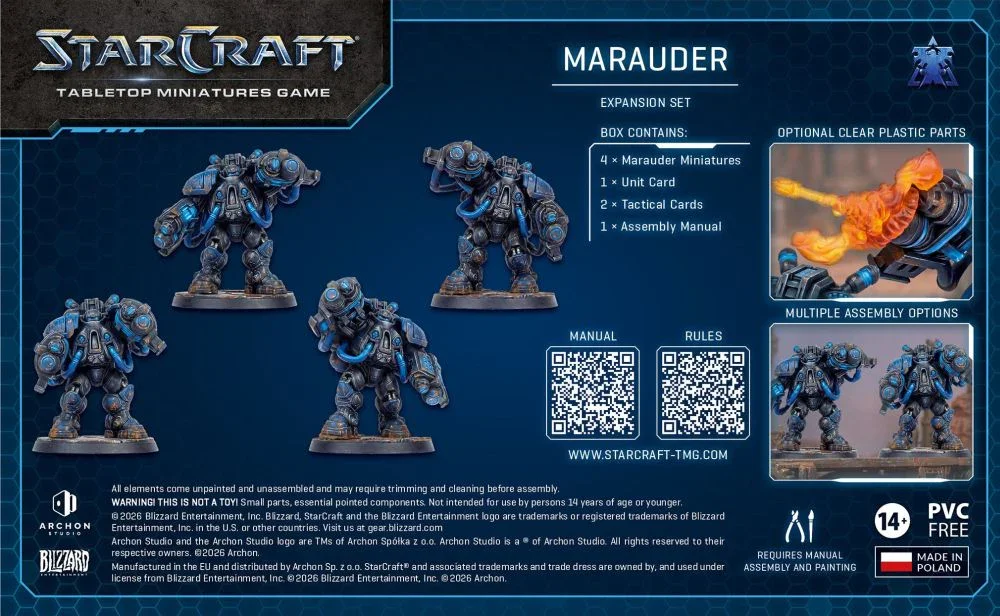 Starcraft Miniatures Games: Terran - Marauder - Expansion Set - Pre-Order - Image 5