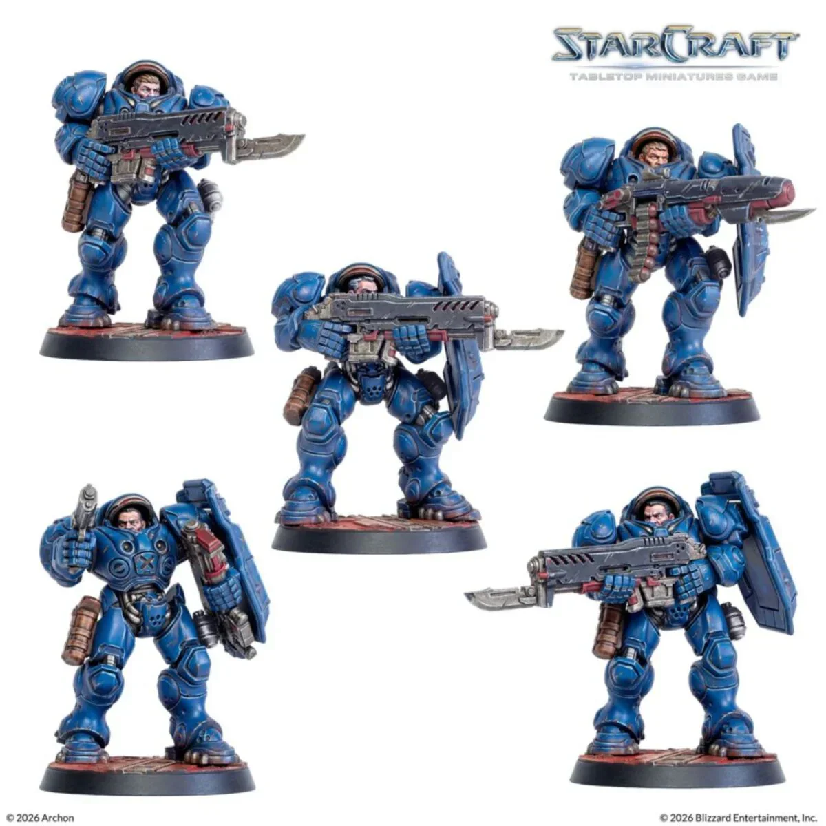Starcraft Miniatures Games: Terran - Marine - Expansion Set - Pre-Order - Image 6