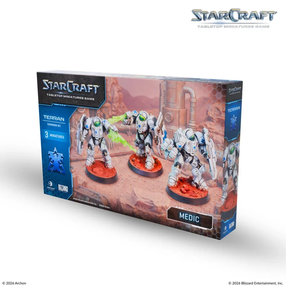 Starcraft Miniatures Games: Terran - Medic - Expansion Set - Pre-Order