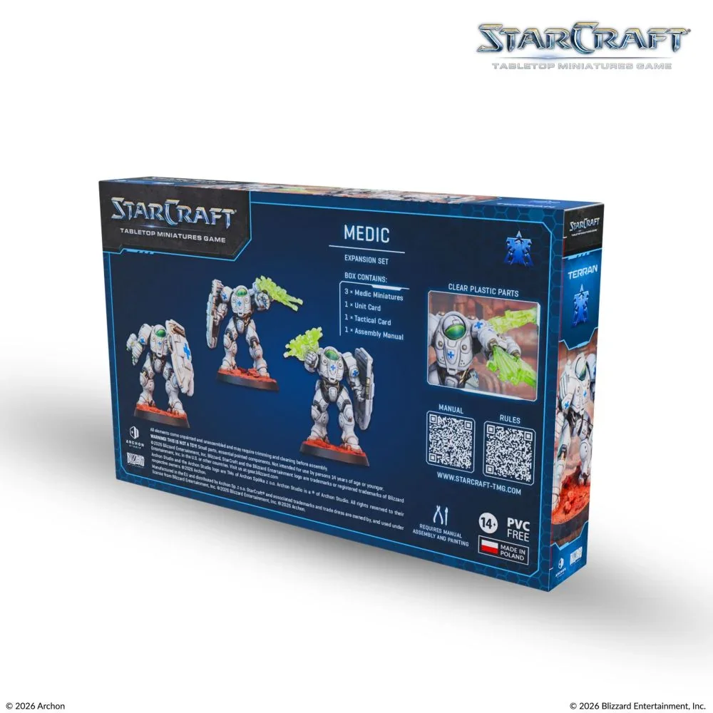 Starcraft Miniatures Games: Terran - Medic - Expansion Set - Pre-Order - Image 3