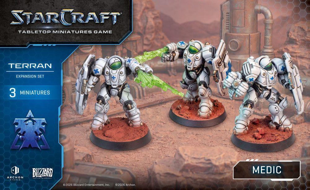 Starcraft Miniatures Games: Terran - Medic - Expansion Set - Pre-Order - Image 4