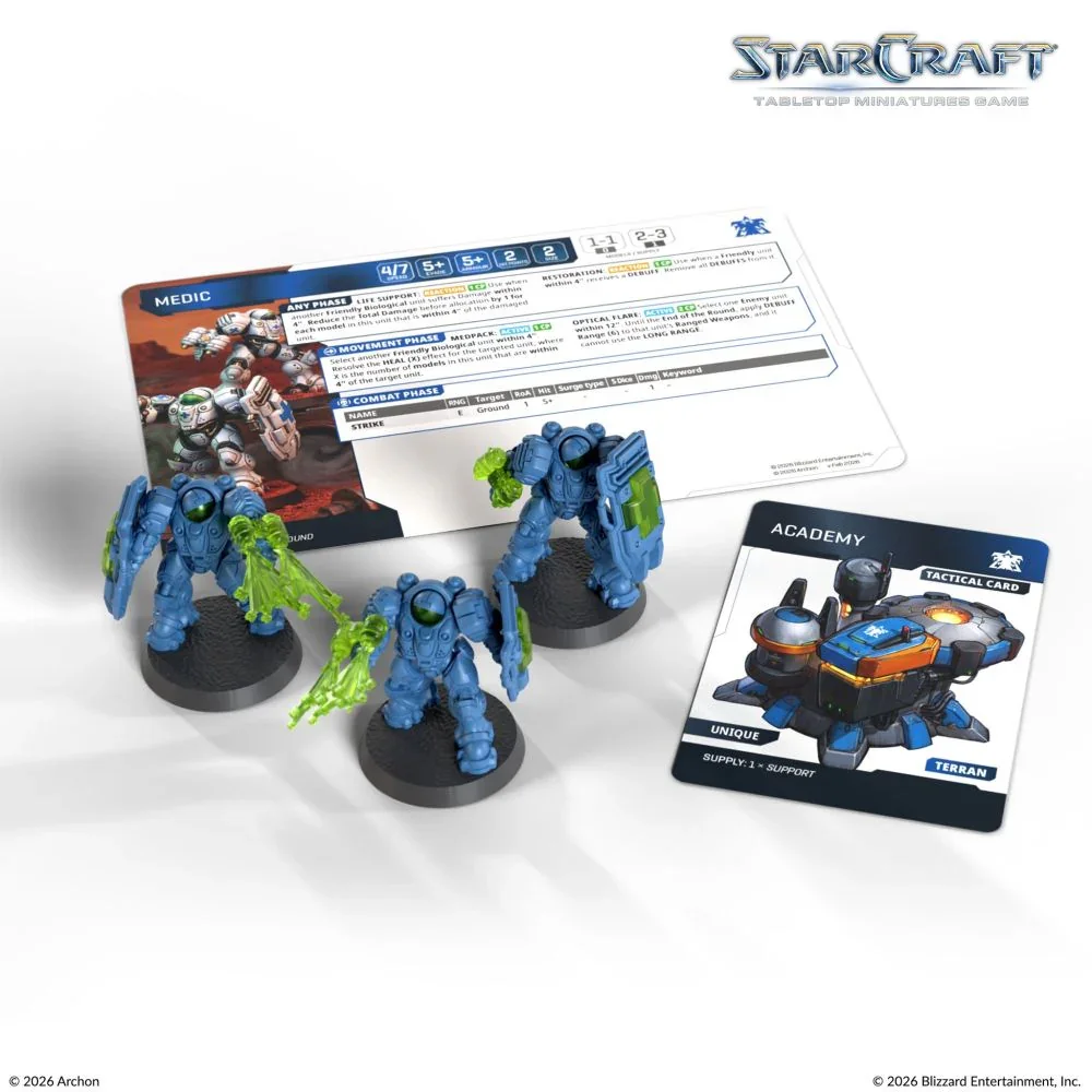 Starcraft Miniatures Games: Terran - Medic - Expansion Set - Pre-Order - Image 7