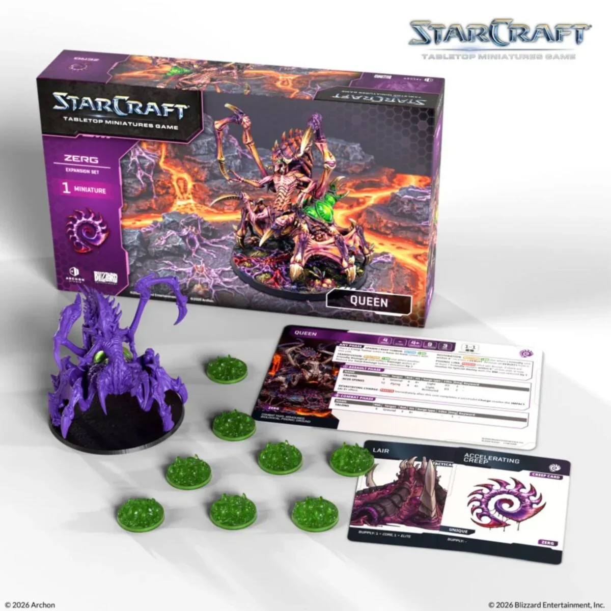 Starcraft Miniatures Games: Zerg - Queen - Expansion Set - Pre-Order - Image 2