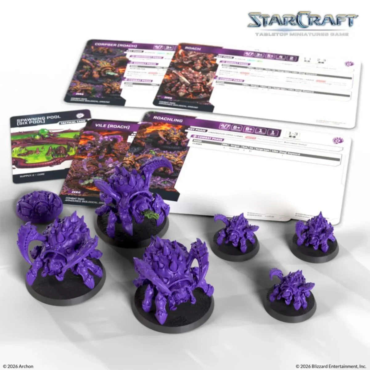 Starcraft Miniatures Games: Zerg - Roach - Expansion Set - Pre-Order - Image 7