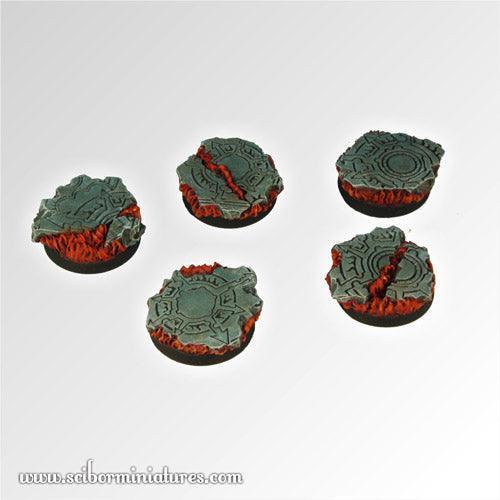 Straight from Hell 25 mm round bases (5)
