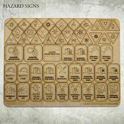 TABLETOP SCENICS Hazard Signs