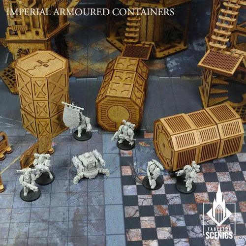 TABLETOP SCENICS Imperial Armoured Containers - Image 4
