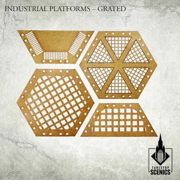 TABLETOP SCENICS Industrial Platforms - Grated