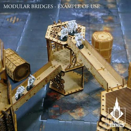 TABLETOP SCENICS Modular Bridges: Hex - Image 2